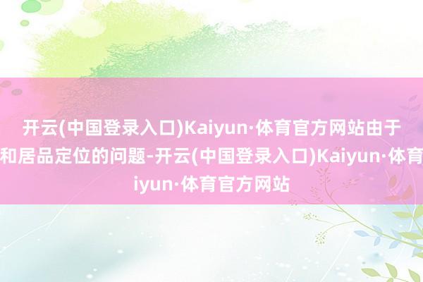 开云(中国登录入口)Kaiyun·体育官方网站由于老本高潮和居品定位的问题-开云(中国登录入口)Kaiyun·体育官方网站