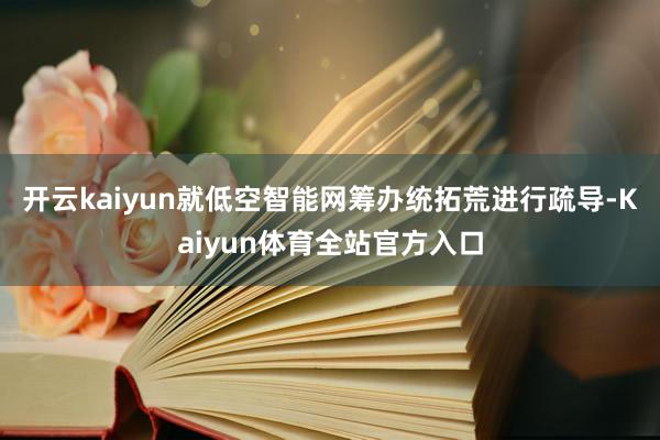 开云kaiyun就低空智能网筹办统拓荒进行疏导-Kaiyun体育全站官方入口